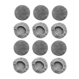 Maxbell 12Pcs Replacement Pads for Window Cleaning Robot Window Cleaner Accessory Fleece Texture