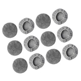 Maxbell 12Pcs Replacement Pads for Window Cleaning Robot Window Cleaner Accessory Fleece Texture