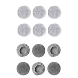 Maxbell 6Pcs Microfiber Cloth Glass Cleaner Robot Parts Window Vacuum Cleaner Pad Plush Texture
