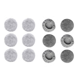 Maxbell 6Pcs Microfiber Cloth Glass Cleaner Robot Parts Window Vacuum Cleaner Pad Plush Texture