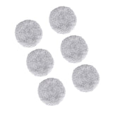 Maxbell 6Pcs Microfiber Cloth Glass Cleaner Robot Parts Window Vacuum Cleaner Pad Plush Texture