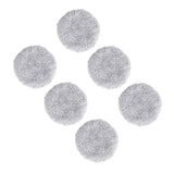 Maxbell 6Pcs Microfiber Cloth Glass Cleaner Robot Parts Window Vacuum Cleaner Pad Plush Texture