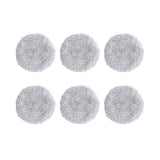 Maxbell 6Pcs Microfiber Cloth Glass Cleaner Robot Parts Window Vacuum Cleaner Pad Plush Texture