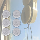 Maxbell 6Pcs Microfiber Cloth Glass Cleaner Robot Parts Window Vacuum Cleaner Pad Plush Texture