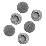 Maxbell 6Pcs Microfiber Cloth Glass Cleaner Robot Parts Window Vacuum Cleaner Pad Fleece Texture