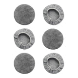 Maxbell 6Pcs Microfiber Cloth Glass Cleaner Robot Parts Window Vacuum Cleaner Pad Fleece Texture