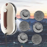 Maxbell 6Pcs Microfiber Cloth Glass Cleaner Robot Parts Window Vacuum Cleaner Pad Fleece Texture