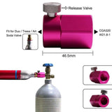 Maxbell CO2 Cylinder Adapter Cga320 Threaded CO2 Adapter for Sparkling Water Machine