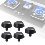 Maxbell 5Pcs Knobs for Gas Cooktop Household Sturdy Lightweight Trendy Replace Parts