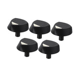 Maxbell 5Pcs Knobs for Gas Cooktop Household Sturdy Lightweight Trendy Replace Parts