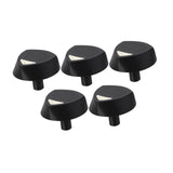 Maxbell 5Pcs Knobs for Gas Cooktop Household Sturdy Lightweight Trendy Replace Parts