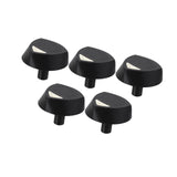 Maxbell 5Pcs Knobs for Gas Cooktop Household Sturdy Lightweight Trendy Replace Parts