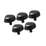 Maxbell 5Pcs Knobs for Gas Cooktop Household Sturdy Lightweight Trendy Replace Parts