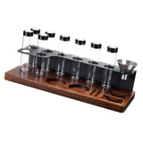 Maxbell Sealed Coffee Bean Cellars with Funnel Space Saving Tools Display Stand Rack