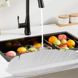 Maxbell Kitchen Sink Splash Guard Sink Water Guard for Dish Washing Island Household