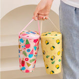 Maxbell Insulated Iced Coffee Cup Sleeve Beverage Holder for Hiking Traveling Picnic Yellow