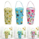 Maxbell Insulated Iced Coffee Cup Sleeve Beverage Holder for Hiking Traveling Picnic Yellow