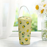 Maxbell Insulated Iced Coffee Cup Sleeve Beverage Holder for Hiking Traveling Picnic Yellow