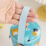 Maxbell Insulated Iced Coffee Cup Sleeve Beverage Holder for Hiking Traveling Picnic Blue