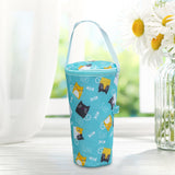 Maxbell Insulated Iced Coffee Cup Sleeve Beverage Holder for Hiking Traveling Picnic Blue