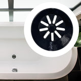 Maxbell Kitchen Sink Hole Cover Reusable Sink Strainer for Washbasin Hotel Bathtub Style A