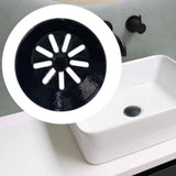 Maxbell Kitchen Sink Hole Cover Reusable Sink Strainer for Washbasin Hotel Bathtub Style A