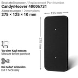 Maxbell 4Pcs Dryer Foam Filter Black Professional Replace Parts Accessories 40006731