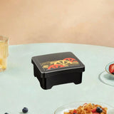 Maxbell Bento Box with Lid 750ml Rectangle Lunch Container for Sushi Catering Office Patterns A