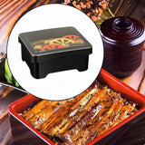 Maxbell Bento Box with Lid 750ml Rectangle Lunch Container for Sushi Catering Office Patterns A