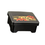 Maxbell Bento Box with Lid 750ml Rectangle Lunch Container for Sushi Catering Office Patterns A