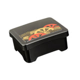 Maxbell Bento Box with Lid 750ml Rectangle Lunch Container for Sushi Catering Office Patterns A