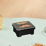 Maxbell Bento Box with Lid 750ml Rectangle Lunch Container for Sushi Catering Office Patterns B