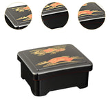 Maxbell Bento Box with Lid 750ml Rectangle Lunch Container for Sushi Catering Office Patterns B