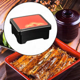 Maxbell Bento Box with Lid 750ml Rectangle Lunch Container for Sushi Catering Office Patterns C