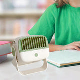 Maxbell Desk Fan Quiet USB Powered 5 Modes Adjustable for Living Room Office Bedroom Green