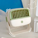 Maxbell Desk Fan Quiet USB Powered 5 Modes Adjustable for Living Room Office Bedroom Green