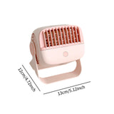 Maxbell Desk Fan Quiet USB Powered 5 Modes Adjustable for Living Room Office Bedroom Pink
