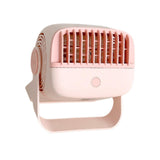 Maxbell Desk Fan Quiet USB Powered 5 Modes Adjustable for Living Room Office Bedroom Pink