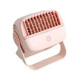 Maxbell Desk Fan Quiet USB Powered 5 Modes Adjustable for Living Room Office Bedroom Pink