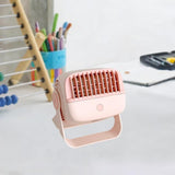 Maxbell Desk Fan Quiet USB Powered 5 Modes Adjustable for Living Room Office Bedroom Pink