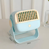 Maxbell Desk Fan Quiet USB Powered 5 Modes Adjustable for Living Room Office Bedroom Blue