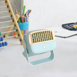 Maxbell Desk Fan Quiet USB Powered 5 Modes Adjustable for Living Room Office Bedroom Blue