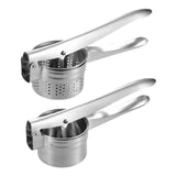 Maxbell Chef Potato Ricer Masher Hand Press Easy to Clean Multipurpose Fruit Presser Bottom hole type