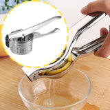 Maxbell Chef Potato Ricer Masher Hand Press Easy to Clean Multipurpose Fruit Presser Bottom hole type