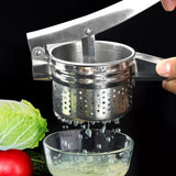 Maxbell Chef Potato Ricer Masher Hand Press Easy to Clean Multipurpose Fruit Presser Bottom hole type