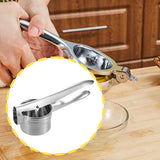 Maxbell Chef Potato Ricer Masher Hand Press Easy to Clean Multipurpose Fruit Presser Full Hole Type
