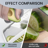 Maxbell Vegetable Slicers Hand Guard Food Holder for Fruits Vegetables Slicers Grating