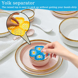 Maxbell Egg White Filter Egg Divider Household Egg Extractor Assistant Egg Separator Yellow
