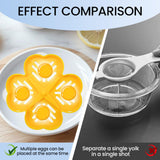 Maxbell Egg White Filter Egg Divider Household Egg Extractor Assistant Egg Separator Blue