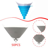 Maxbell 50Pcs Filter Paper Funnel Mesh High Performance Hobby Thickened Spray Funnel